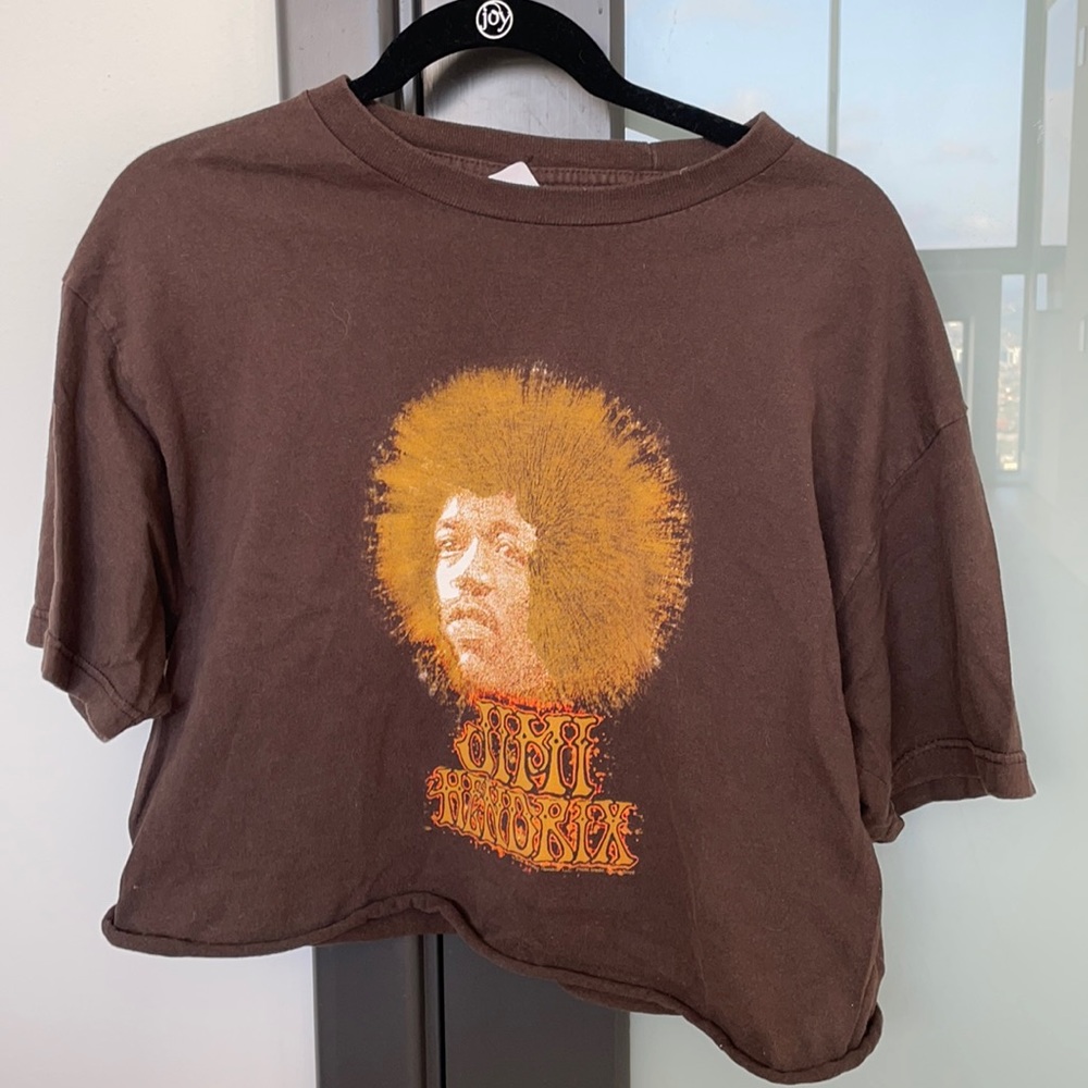 Jimi Hendrix Vintage Cropped Tee